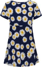 Tencole Womens Short Sleeve Summer Tunic Tops for Leggings Loose Fit Hide Belly Shirts Empire Waist Casual Tops - Image 2